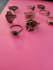 925 Sterling Silver Rings Lot