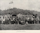 1891 Osage Indians - Oklahoma - Indian Territory  Native Americans Printed Photo
