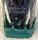 Green Wax Dip Makers Mark Rocks Glass Vgc Mint Julep Barware   Kentucky Derby
