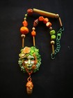 Green Witch Wicca Talisman Amulet Pendant Pagan Druid Forest Spirit Guide Nature