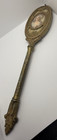 Vintage Brass  Pearlesent Hand Mirror Victorian Lady Brass 11 