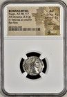98-117 Ad Trajan Ancient Roman Silver Coin Ar Denarius Rome Mint 111 Ad Ngc Au