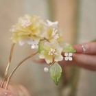 Chinese Style Hairpin Peony Flower Hair Accessory Ancient Hanfu Headpiece  