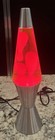 Vintage Lava Lite Lava Lamp - Silver Streak  8604 - Orange-pink Wax   Orange Liq