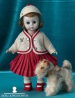 Vintage Madame Alexander Wendy Spectator Sports  578bk Tagged Outfit Walker Doll
