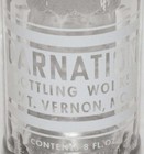 Vintage Soda Pop Bottle Carnation Bottling Works Flower 1965 Mt Vernon Missouri
