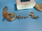Vintage Elgin Pocket Watch W  Ornate Case   Bow Fob     Early 1900s Collectible