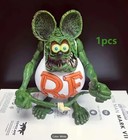 Hard To Find  Rat Fink   Big Daddy  Ed Roth Pvc White  Adult Collectible