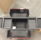 Professional Rolling Makeup Train Case Cosmetic Organizer Trolley Black Box