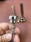 Lot Of 3 Used Bach Trumpet Mouthpieces 2 Model 6cs  1 Model 6b good Condition