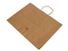 Sswbasics Brown Kraft Paper Shopping Bag -  16   l X 6   d X 12      h  - Case Of 50