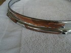Vintage 1970 s Slingerland 13  Tom Drum Rim Chrome On Steel-cos-plate Loss