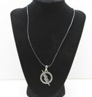 Necklace Dc Comics Flash 1 Inch Stainless Steel Lightening Bolt On Black Cord