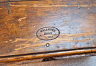 Antique 1889 Singer Sewing Machine Oak Puzzle Box W Assessories Attachments