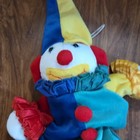 Vintage 1993 Applause Plush Marcel The Clown Pulldown Musical Crib Hanging Toy