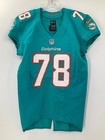  78 Laremy Tunsil Miami Dolphins Game Used Nike Jersey Sz 46 Yr 2014
