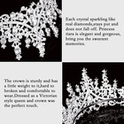 Silver Tiara And Crowns For Women Crystal Queen Crown  Wedding Tiaras For Bride