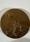 Vintage Nasa Apollo 11 Bronze Medallion coin  Medallic Art Co  Large