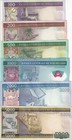 Mauritania Set 6 Unc 100 200 500 1000 2000 5000 Ouguiya 2011-2015 P 16-19 21
