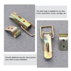 2 Sets Trunk Buckle Door Latches For Internal Retainers Draw Lock