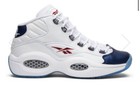 Reebok Question Mid  blue Toe  Allen Iverson Men s Basketball Shoes Sz 10 Gx0227