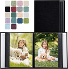 Photo Album 4x6 100 Pockets For Wedding Gifts linen Hardcover Picture Albums For
