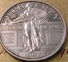 1986 Standing Liberty Silver 70th Anniversary United States 1 Oz 999 Silver Coin
