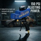 Sandblaster Gun Kit Sand Blaster Ceramic Tips Npt Air Compressor Media Blasting