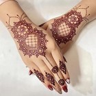 Mzstgh Henna Tattoo Stencils Kit  18 Sheets 4 7 Inches X 8 2 Inches  Black 