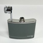 British Airways Concorde Hip Flask 4 Ounce Calf Leather Vintage