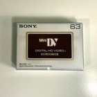 Sony Dvm63 Minidv Hd 1080 Digital Video Cassette For Hdv dv Sealed