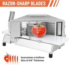 Commercial Tomato Slicer  1 4    3 8    3 16  Tomato Cutter Stainless Steel