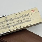 Vintage Universal Frederick Post Co Hemmi Japan Slide Rule 1452w In Leather Case
