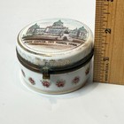 Capitol - Des Moines Iowa Ia Antique Souvenir China Trinket Box