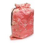 Kilofly Embroidered Silk Jacquard Travel Bag  Lingerie   Shoes  Value Set Of 2