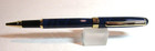 Terzetti Pisa Marbled Blue Metal  gt Trim Rollerball Pen velvet Pouch