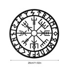 Metal Viking Decor Norse Mythology Symbols Interior Decoration