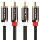 Fospower 3 6 10 15 25 Ft Gold Plated Rca Male L r Stereo Audio Cable Cord Plug