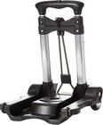 Compact Folding Luggage Cart  Black  One Size
