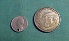 Mount Rushmore National Monument Memorial Medal Coin Token Silver-tone Metal