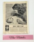 14x10  Vintage Shirley Temple Agar s Baby Story Page With Picture L5