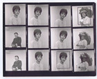 Gogi Grant   Virginia Capers Contact Sheet   Negatives Andy Devine  1960s R433
