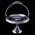 Victorian Aesthetic Movement Pairpoint Silver Plate Cake Basket Circa 1870