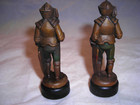       Vintage Replacement Anri King Richard One Black Chess Bishop Hand Carved Wood