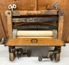 Antique Vintage Rustic Hand Clothes Washing American Wringer Farmhouse Primitive