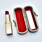 Bcqli Ladies Floral Lipstick Case Holder With Mirrormakeup Cases For Women Ma   