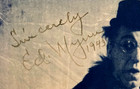 Vintage Autographed By Ed Wynn - 5 5x8 5 Magazine Image B w 1945 Signed