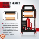 5 Ton Hydraulic Heat Press Machine With Heated Plates Adjustment 600w 110v