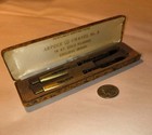 Rare 1950s 14 Kt Gold Arpege Chanel No 5 Set Of Perfumed Ballpoint Pens  Org Box