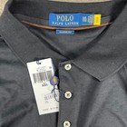 Polo Ralph Lauren Mens Xxl Long Sleeve Polo Shirt Black Classic Fit Nwt